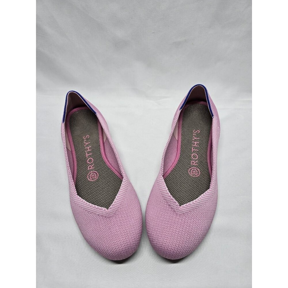 ROTHY'S The Flat Round Toe Comfort Shoe Women's Size 6.5 Begonia Pink Slip-On - Picture 5 of 7